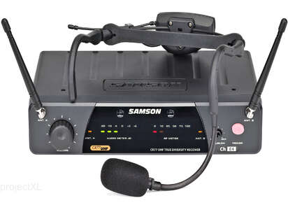Samson Samson  AirLine 77 QE Draadloze Microfoon Headset Aerobic, Fitness en Sport instructie