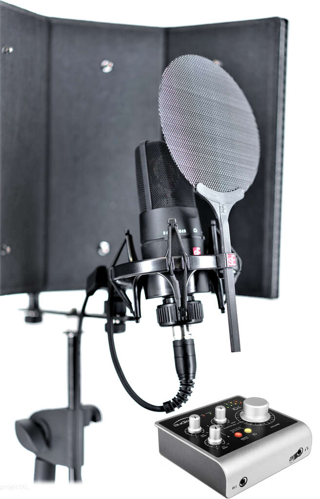 Woestijn avontuur klasse sE Electronics iD4 Vocal Studio X1 Studio Microfoon USB Opname Set Microfoon