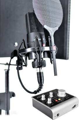 poll leugenaar Feat sE Electronics iD4 Vocal Studio X1 Zang Studio Microfoon Opname Set USB